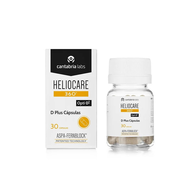 Heliocare 360 D Plus 30 Gélules - Protection Solaire Efficace | Kermatone