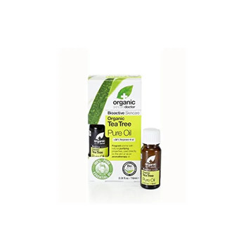 Dr Organic Tea Tree Huile Pure 10ml - Kermatone