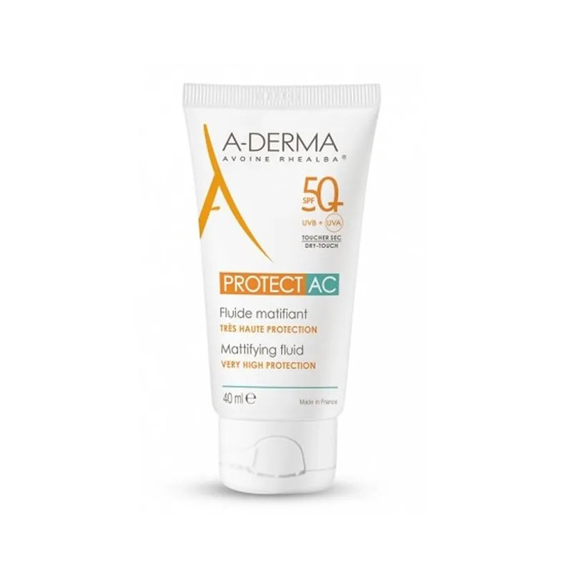 A-Derma Protect AC Fluide Matifiant SPF50 - Kermatone