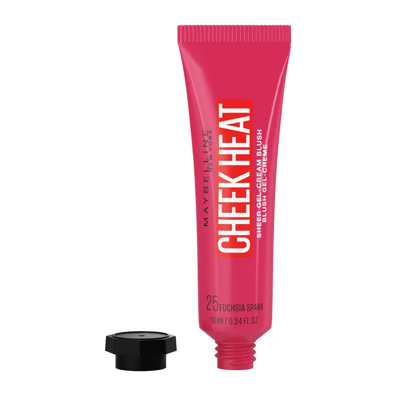 Blush Gel-Cream Maybelline Cheek Heat Fuchsia Spark - Kermatone
