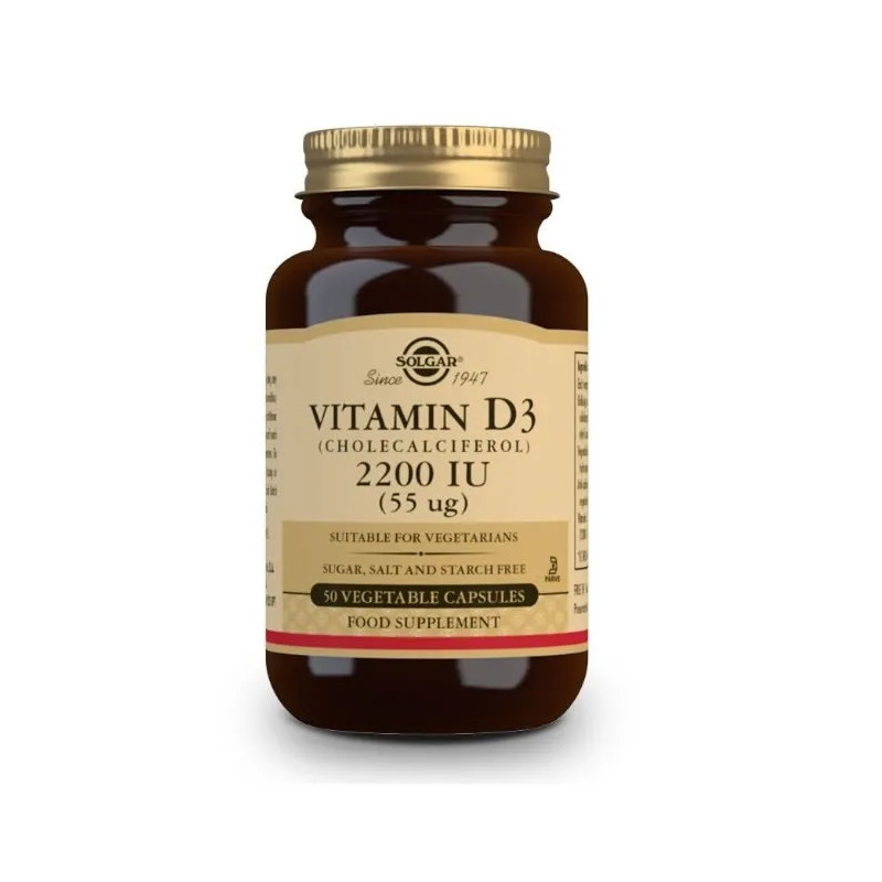 Solgar Vitamine D3 2200 IU - Complément Imminitaire Kermatone