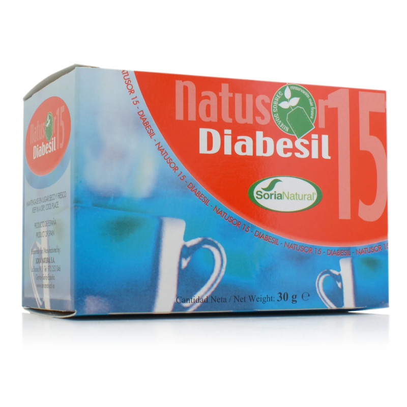 Soria Natusor 15 Diabesil 20 Filtros - 20 sachets