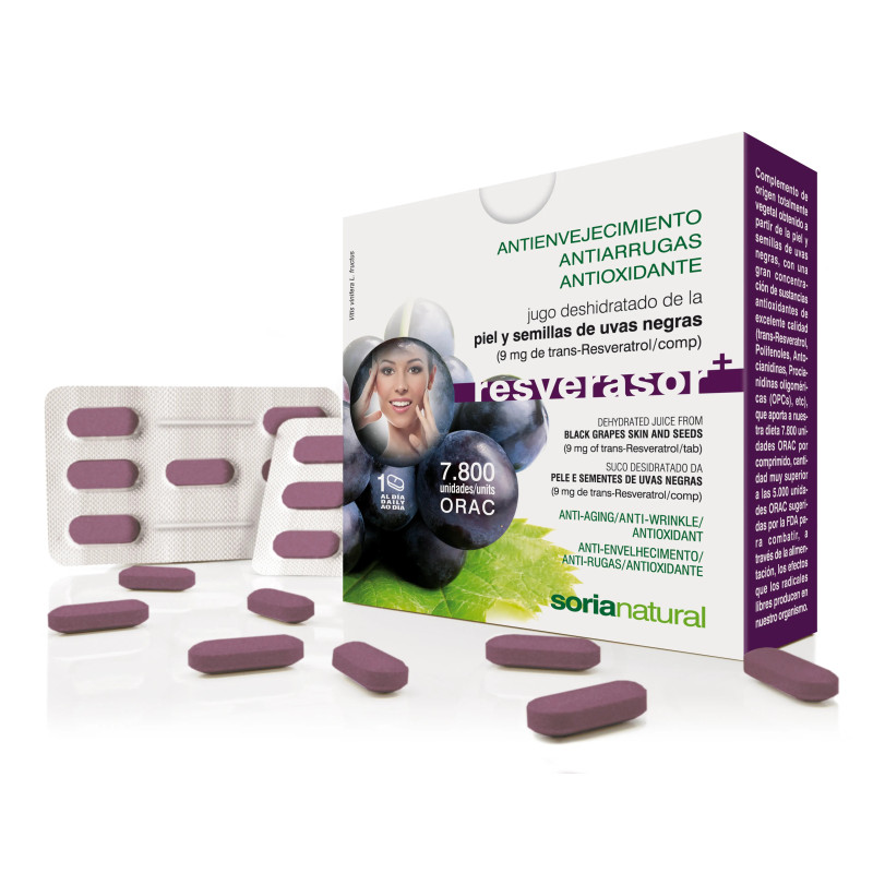 Soria Resverasor Plus 134 Mg - Antioxydant puissant | Kermatone