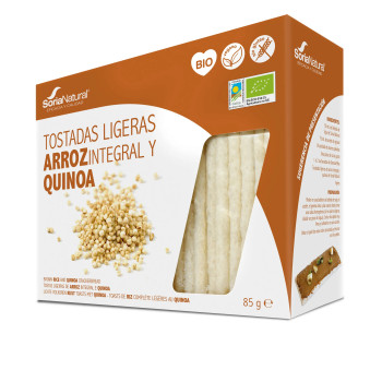 Tostadas Bio Riz et Quinoa - Snack Sain Kermatone