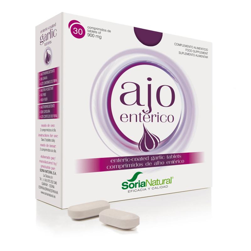 Soria Ajo Enterico 30 Comprimés - Santé Digestive Kermatone