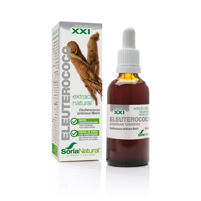 Soria Extracto Eleuterococo S XXI 50ml - Revitalise ta peau | Kermatone