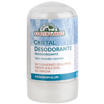Déodorant Potassium Alum Corpore 60g - Naturel et Efficace | Kermatone