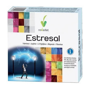 Novadiet Estresal 60 Caps - Anti-stress naturel | Kermatone