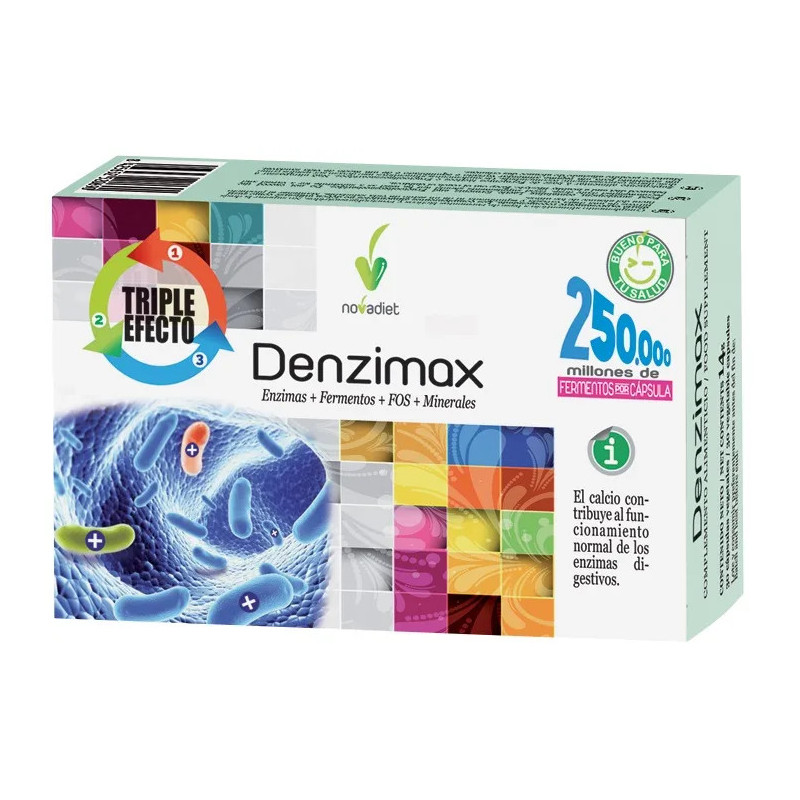 Novadiet Denzimax 30 Capsules - Bien-être digestif garanti | Kermatone