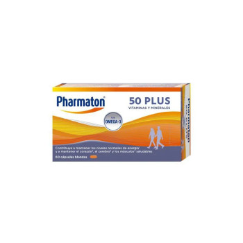 Pharmaton® 50 Plus - Complément Alimentaire 60 Gélules