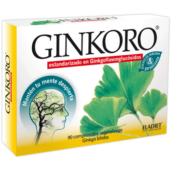 Eladiet Ginkoro 90 Comp - Boostez votre mémoire + Kermatone