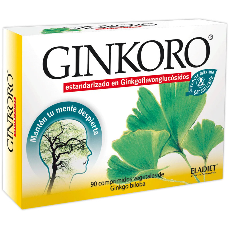 Eladiet Ginkoro 90 Comp - Boostez votre mémoire + Kermatone