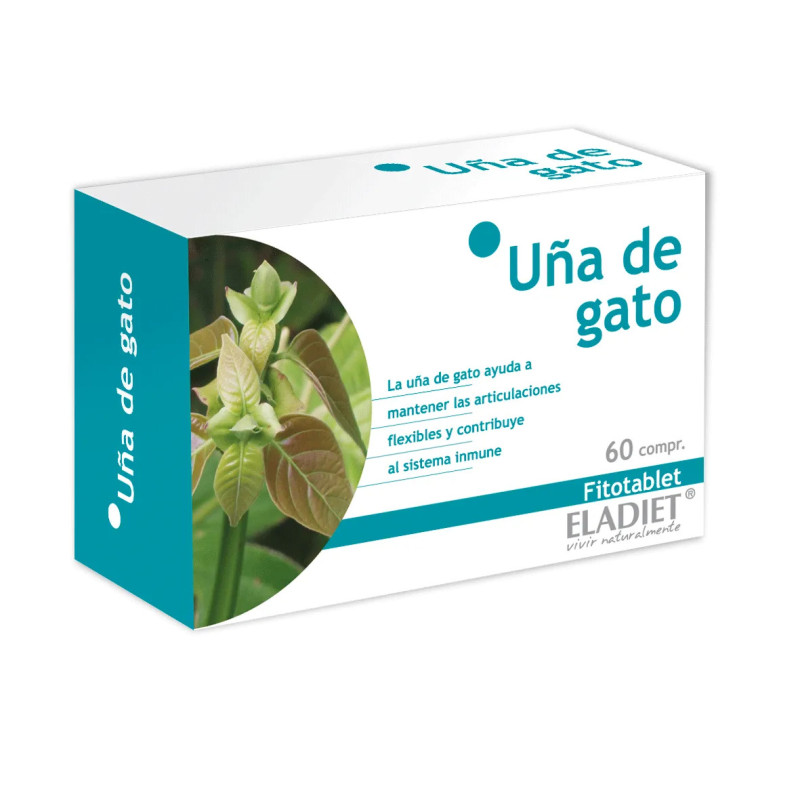 Eladiet Fitotablet Uña De Gato 60 Comp - Renforcez votre immunité | Kermatone