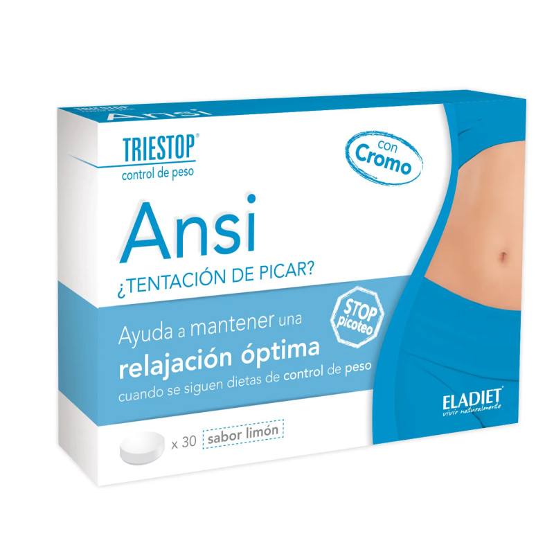 Triestop Ansi Limon Con Cromo - Anti-stress Kermatone