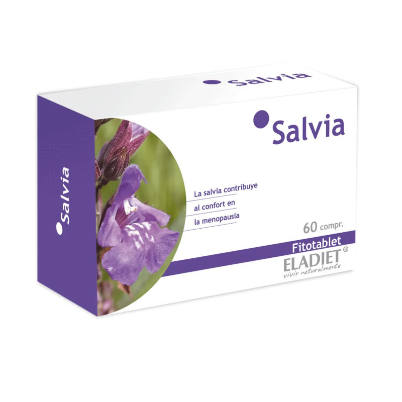 Eladiet Salvia 60 Comp de 330 mg - Bien-être naturel Kermatone