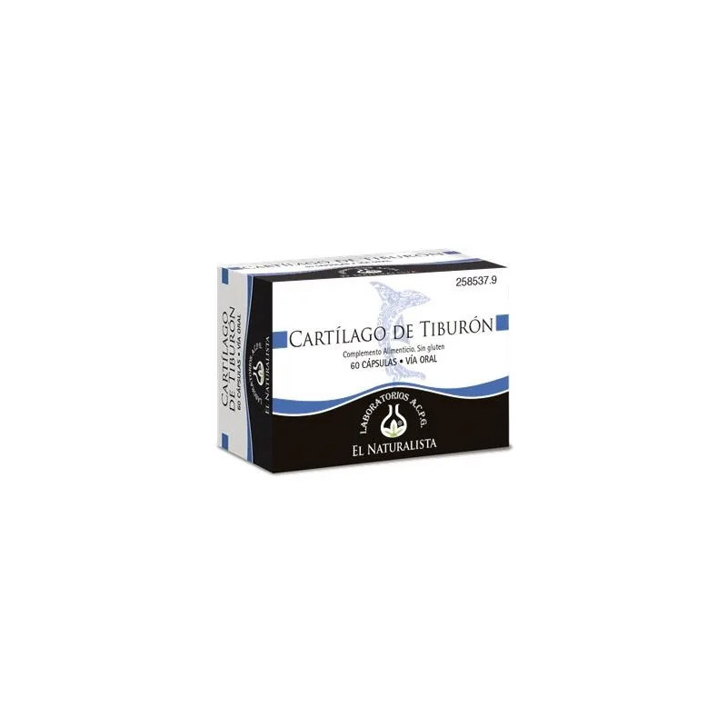 El Natural Cartilago De Tiburon 500 Mg - Bien-être articulaire | Kermatone