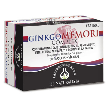 El Natural Ginkgomemori Complex 60 Caps - Vitalité Kermatone