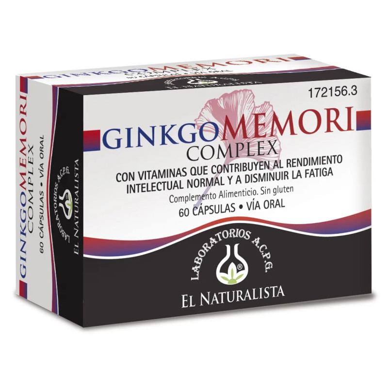 El Natural Ginkgomemori Complex 60 Caps - Vitalité Kermatone
