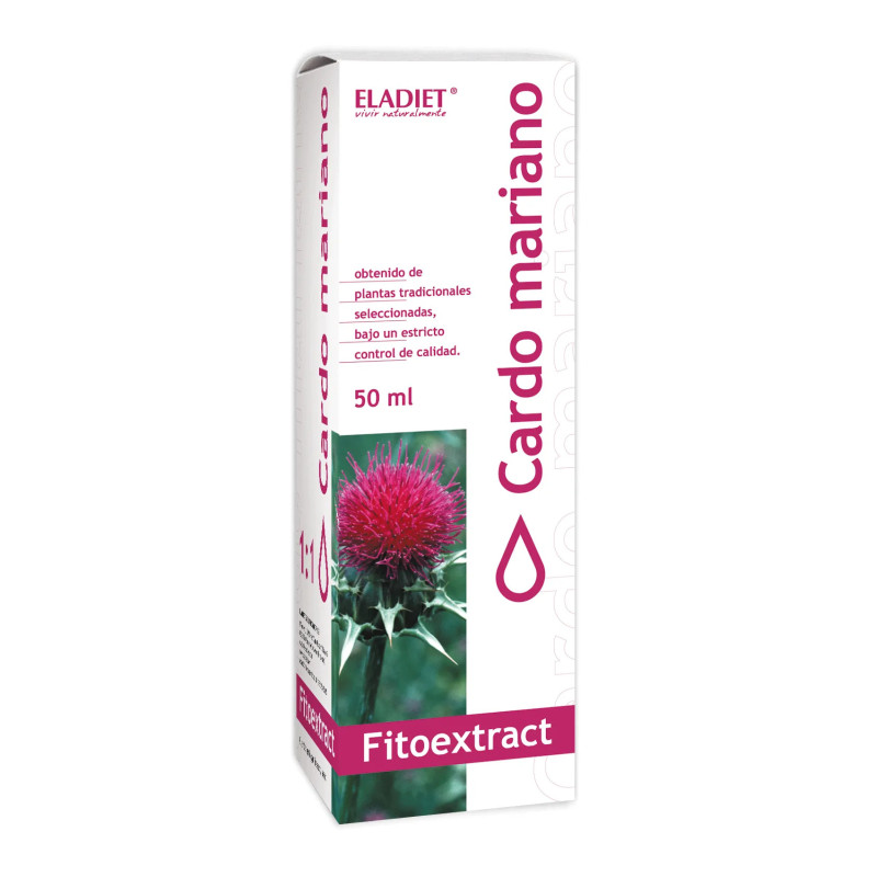 Eladiet Fitoextract Cardo Mariano 50ml - Détoxifie votre foie | Kermatone