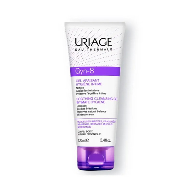 Uriage Gyn-8 Gel Apaisant Hygiène Intime 100ml - Kermatone