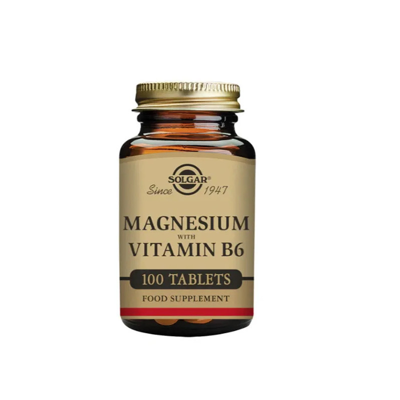 Solgar Magnésium et Vitamine B6 - Bien-être naturel | Kermatone