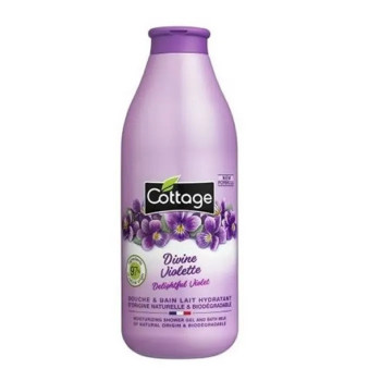 Cottage Divine Violette Douche & Bain Lait Hydratant | Kermatone