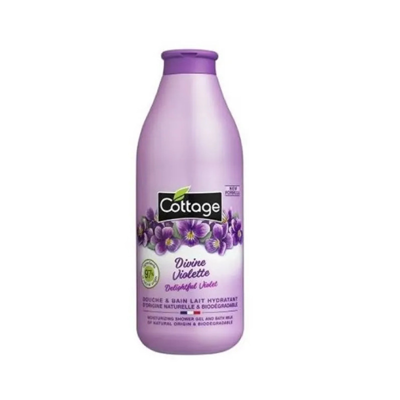 Cottage Divine Violette Douche & Bain Lait Hydratant | Kermatone