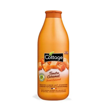 Cottage Tendre Caramel Douche & Bain Lait Hydratant - Kermatone
