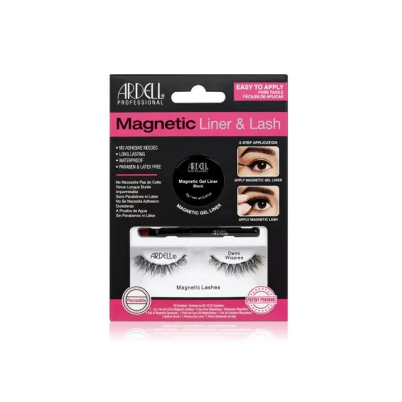 Ardell Magnetic Liner & Lash Demi Wispies - Cils nature Kermatone