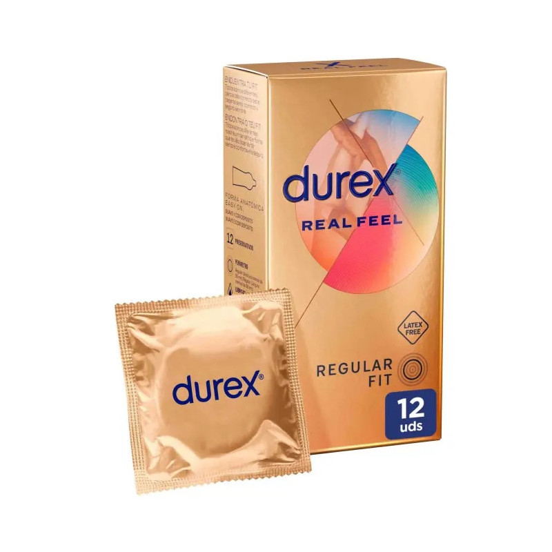Durex Real Feel - Préservatifs 12 unités