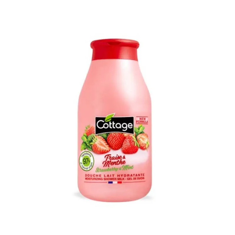 Cottage Fraise & Menthe Gel Douche Hydratant - Kermatone