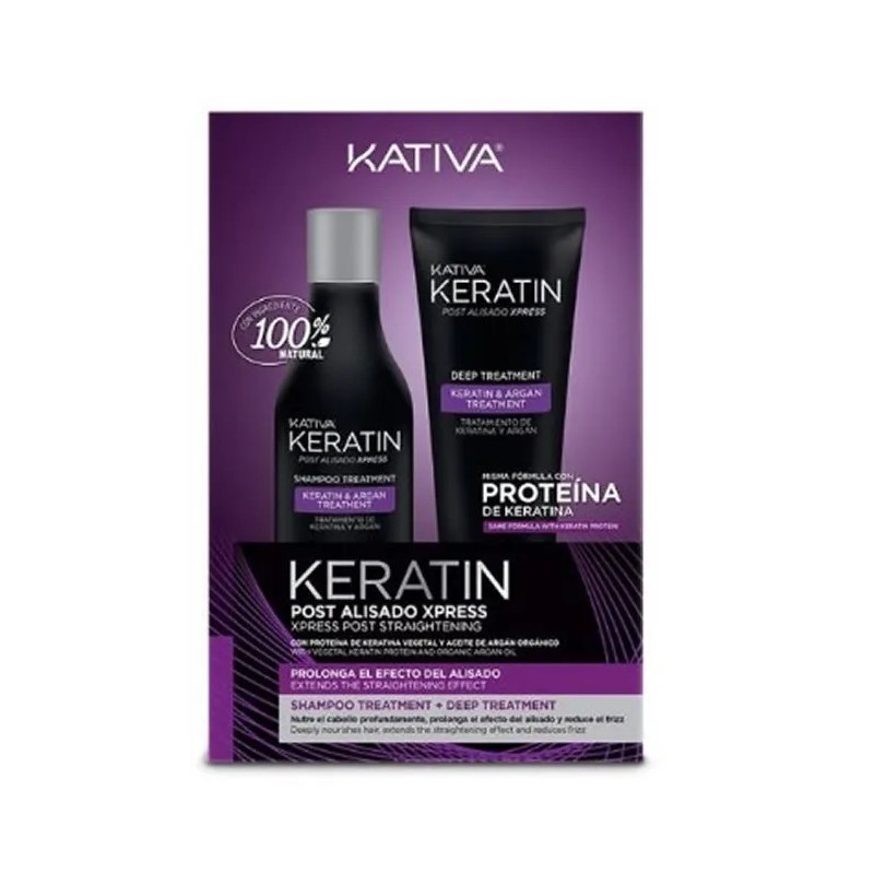 Kativa Keratin Post-lissage Xpress - Soins ultimes pour vos cheveux