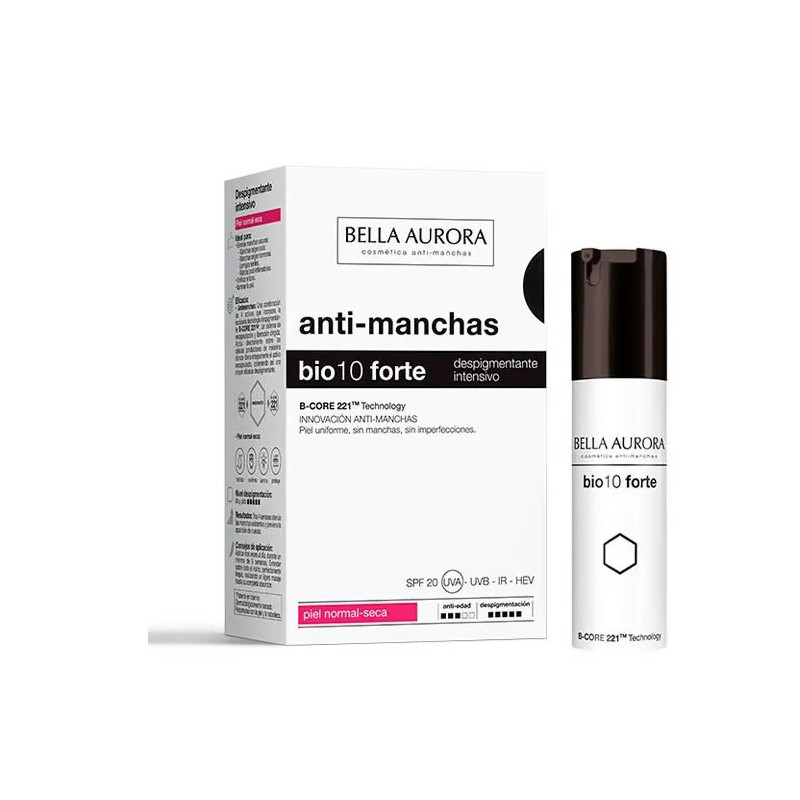 Traitement Intensif Dépigmentant Bella Aurora Bio10 Forte - Kermatone