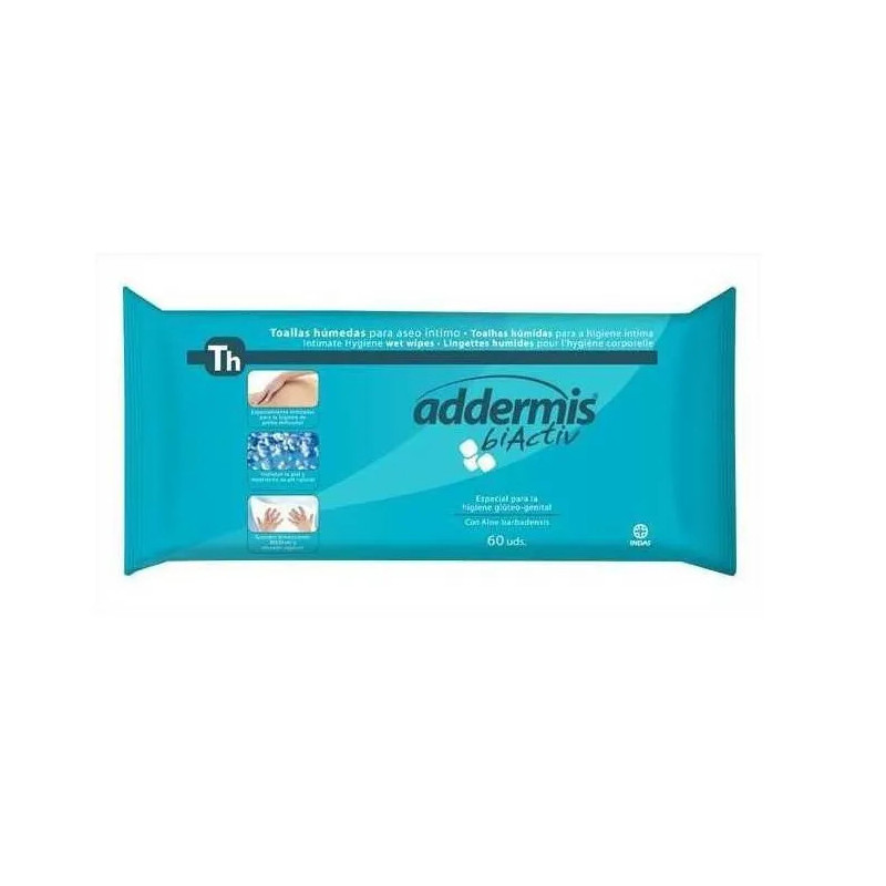 Lingettes Addermis Aloe Vera - Nettoyage doux et hydratation | Kermatone