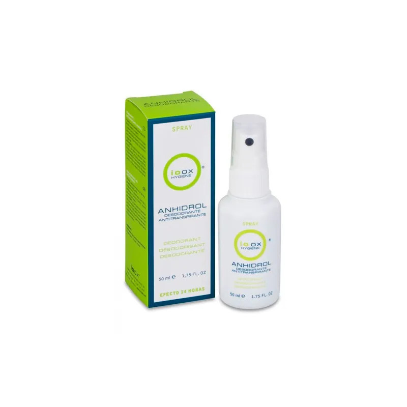 Ioox Déodorant Anhidrol Spray - Efficacité Anti-transpiration | Kermatone