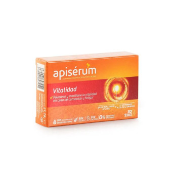 Apisérum Apiserum Vitalité Capsules - Énergie et Bien-être Kermatone