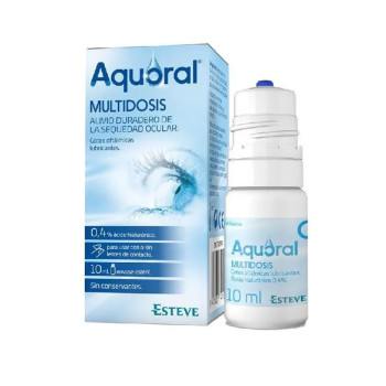 Gouttes Oculaires Aquoral - Hydratation et Confort Kermatone