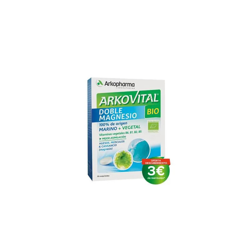 Arkopharma Arkovital Double Magnésium Bio - Complément Vitalité | Kermatone