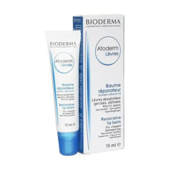 Bioderma Atoderm Baume Lèvres Réparateur 15ml - Kermatone