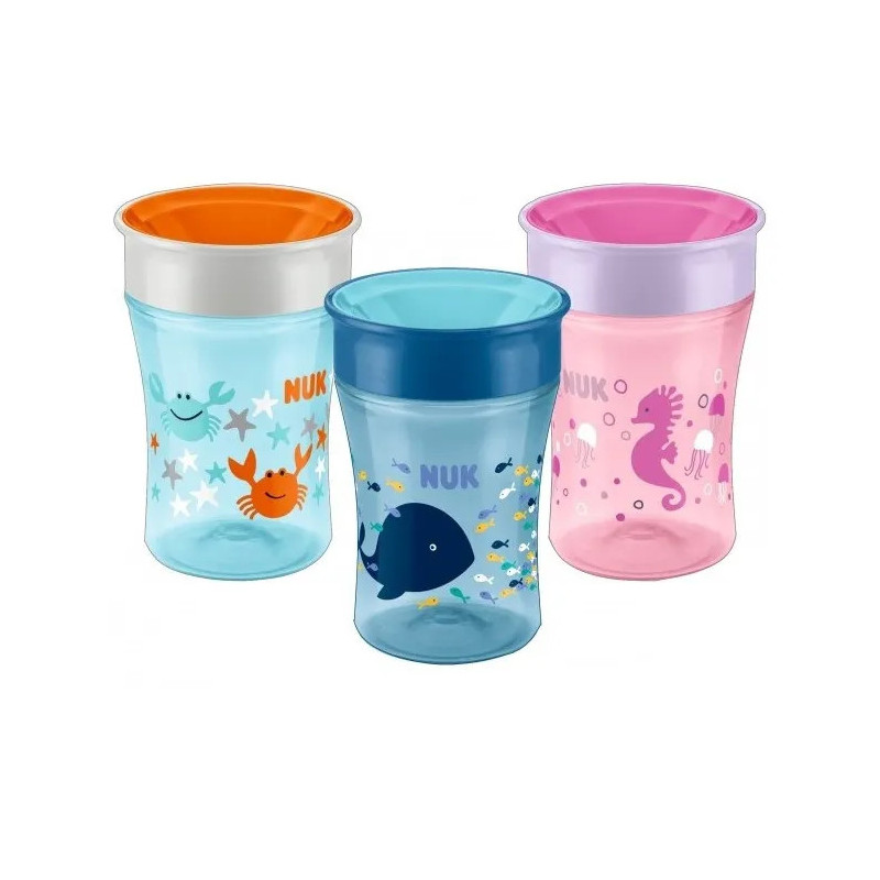 Nuk Learning Magic Cup 230ml - Apprentissage facile | Kermatone