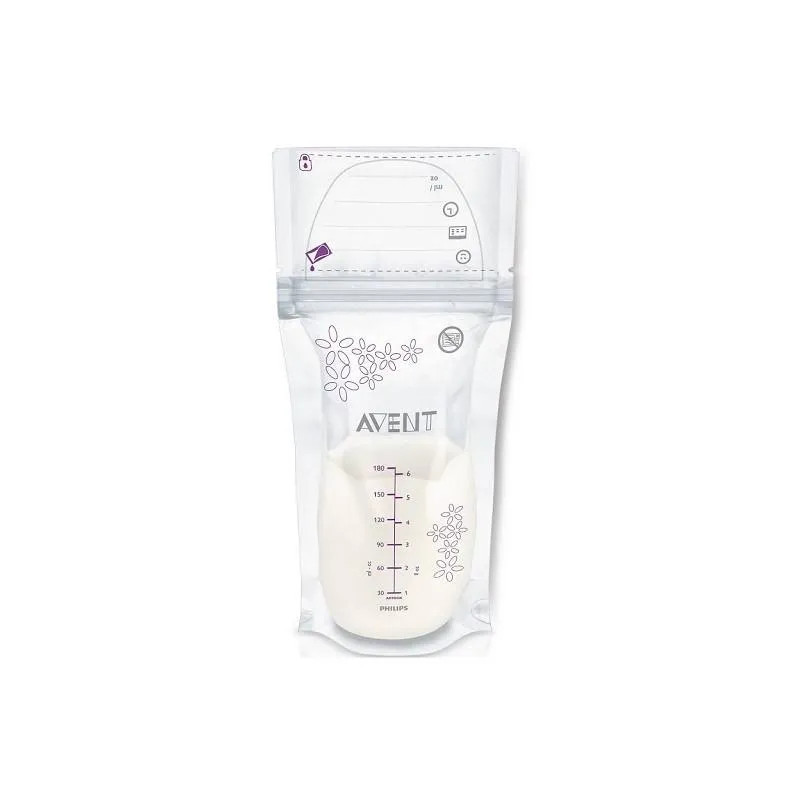 Sachets de Conservation Lait Maternel Avent 180ml - Kermatone