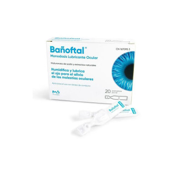M4pharma Bañoftal Lubricante Ocular - Confort des yeux secs | Kermatone