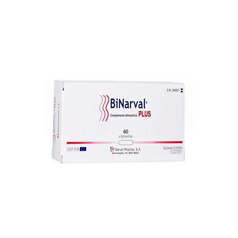 Narval Pharma Binarval Plus® 760mg - 60 Gélules