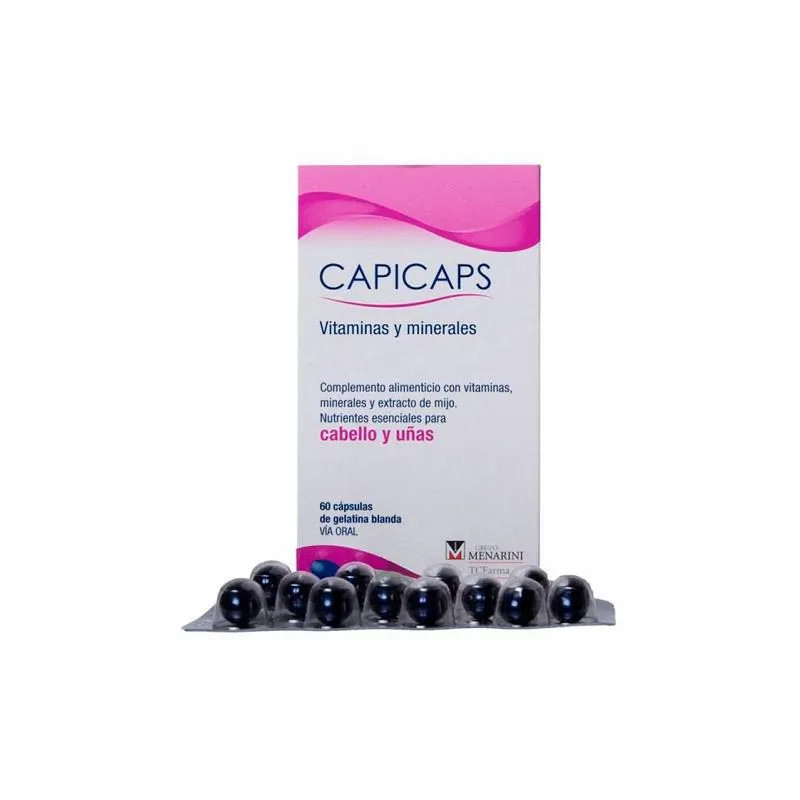 Menarini Capicaps Cabello y Uñas - Fortifiez vos Cheveux & Ongles | Kermatone