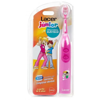 Lacer Cepillo Dental Électrique Junior - Brosse à dents amusante + Kermatone