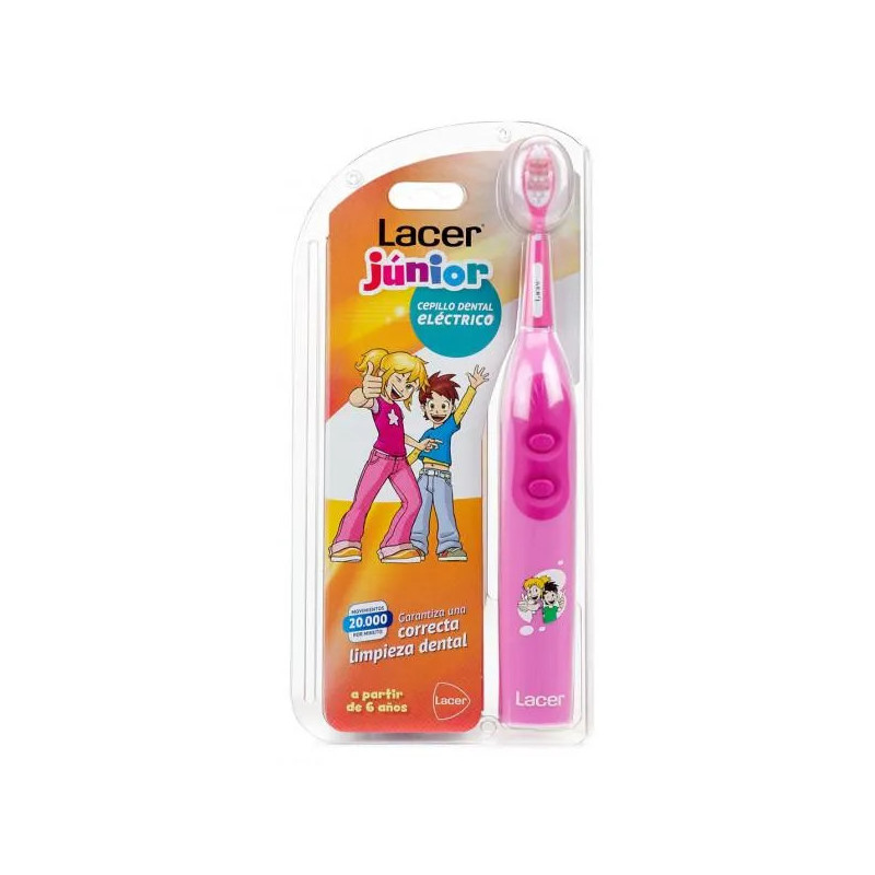 Lacer Cepillo Dental Électrique Junior - Brosse à dents amusante + Kermatone