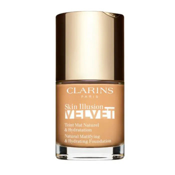 Clarins Skin Illusion Velvet 113C | Fond de Teint Éclat Kermatone