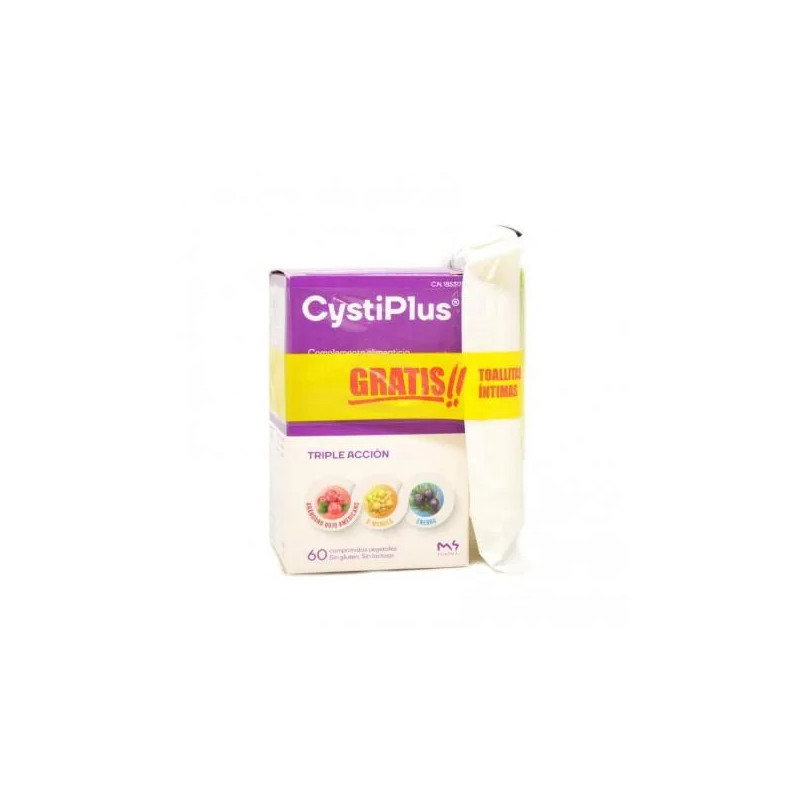 Cystiplus Triple Action 60com - Santé Urinaire Kermatone