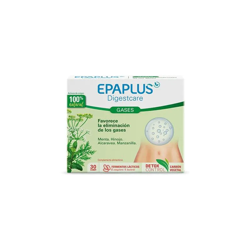 Epaplus Gaz 30 Comprimés - Réduction Ballonnements Kermatone