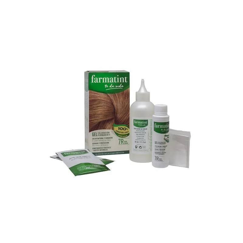 Teinture Farmatint 7r Cuivre Blond Cuivré - Kermatone